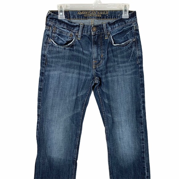American Eagle Outfitters Jeans Men 28/32 Original Straight Cotton - Picture 2 of 12